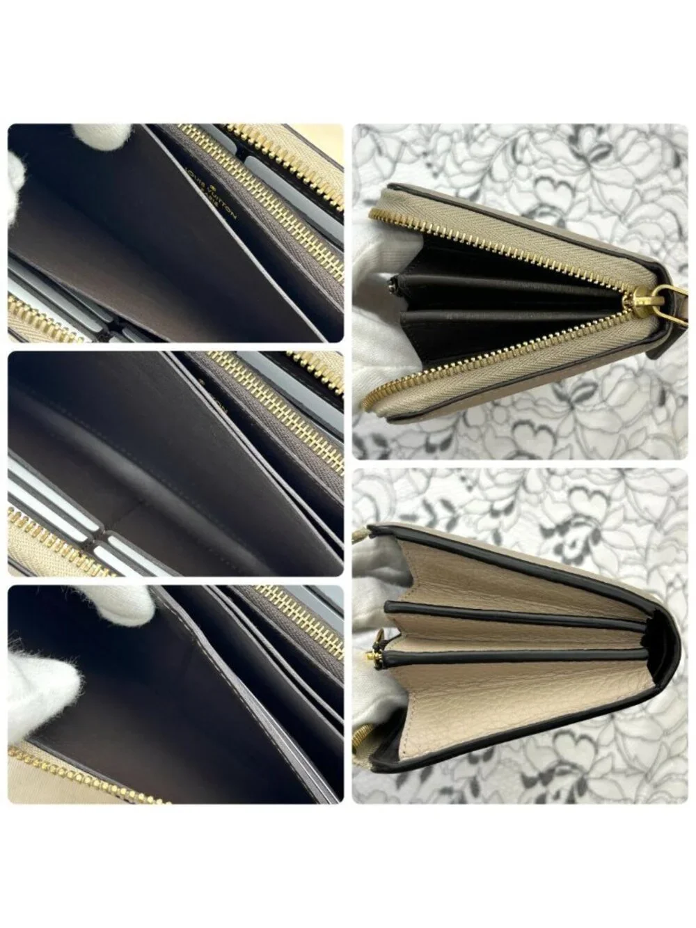 Louis Vuitton Portefeuille Comet Beige Wallet